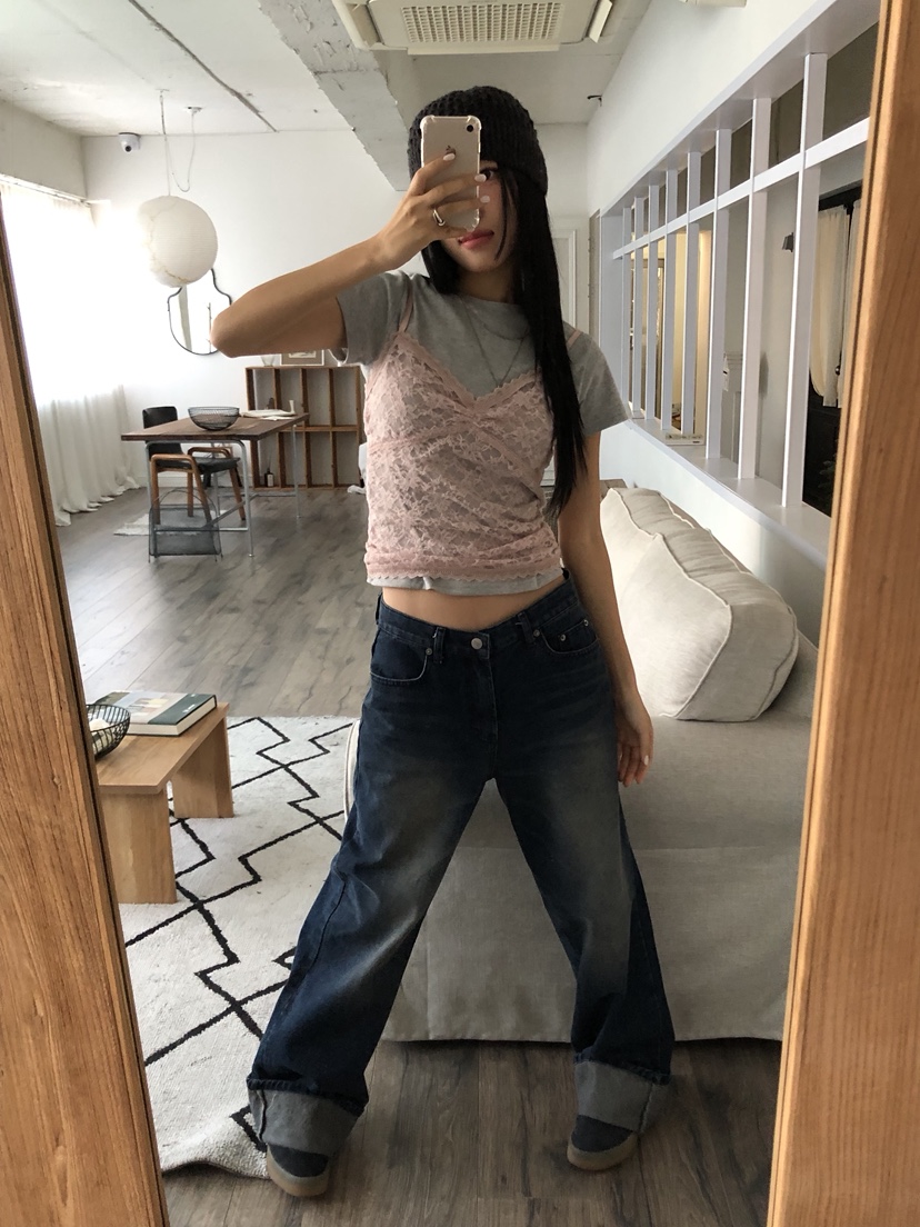 SUNDER MARKET東大門㊣實拍女裝新款25秋冬吊帶背心不含內搭SUNDER MARKET吊帶/背心