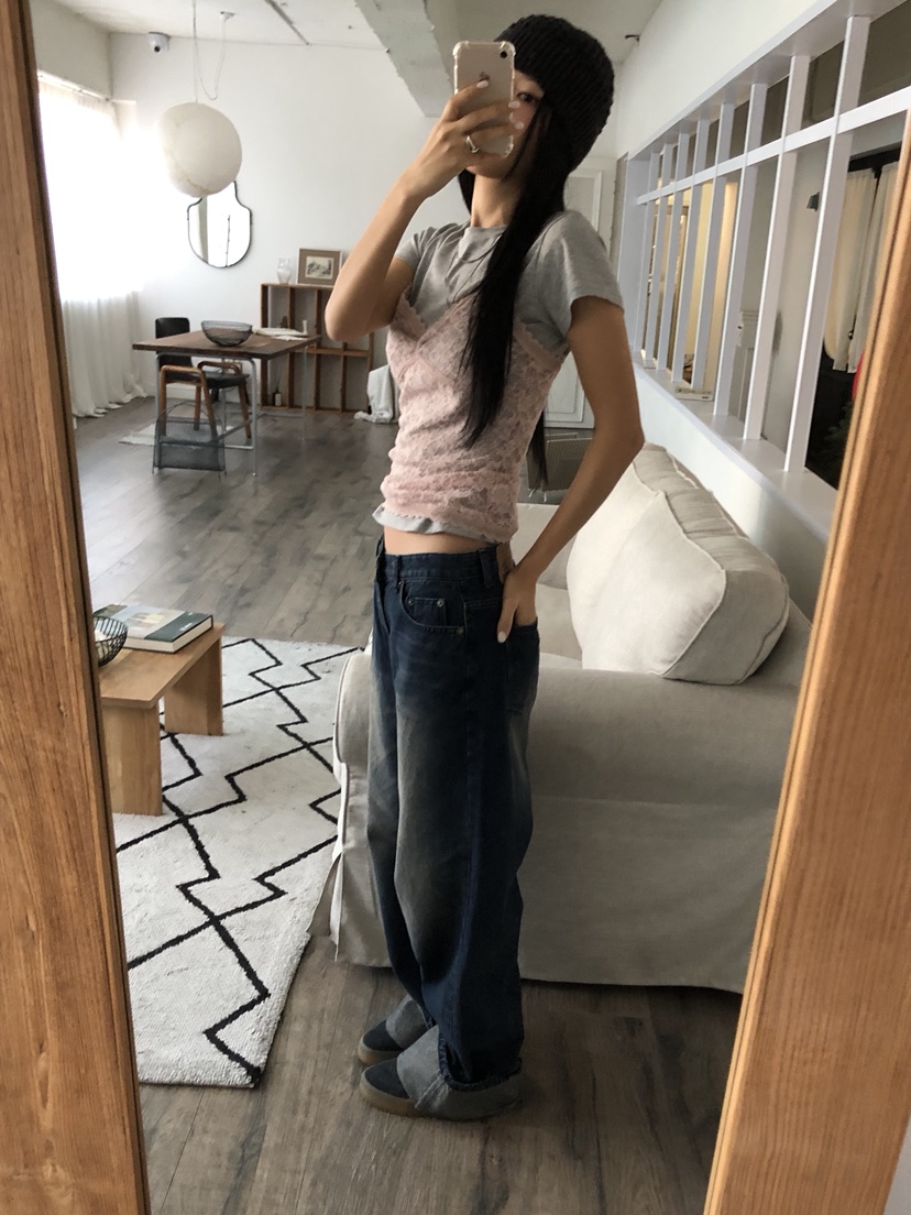 SUNDER MARKET東大門㊣實拍女裝新款25秋冬吊帶背心不含內搭SUNDER MARKET吊帶/背心