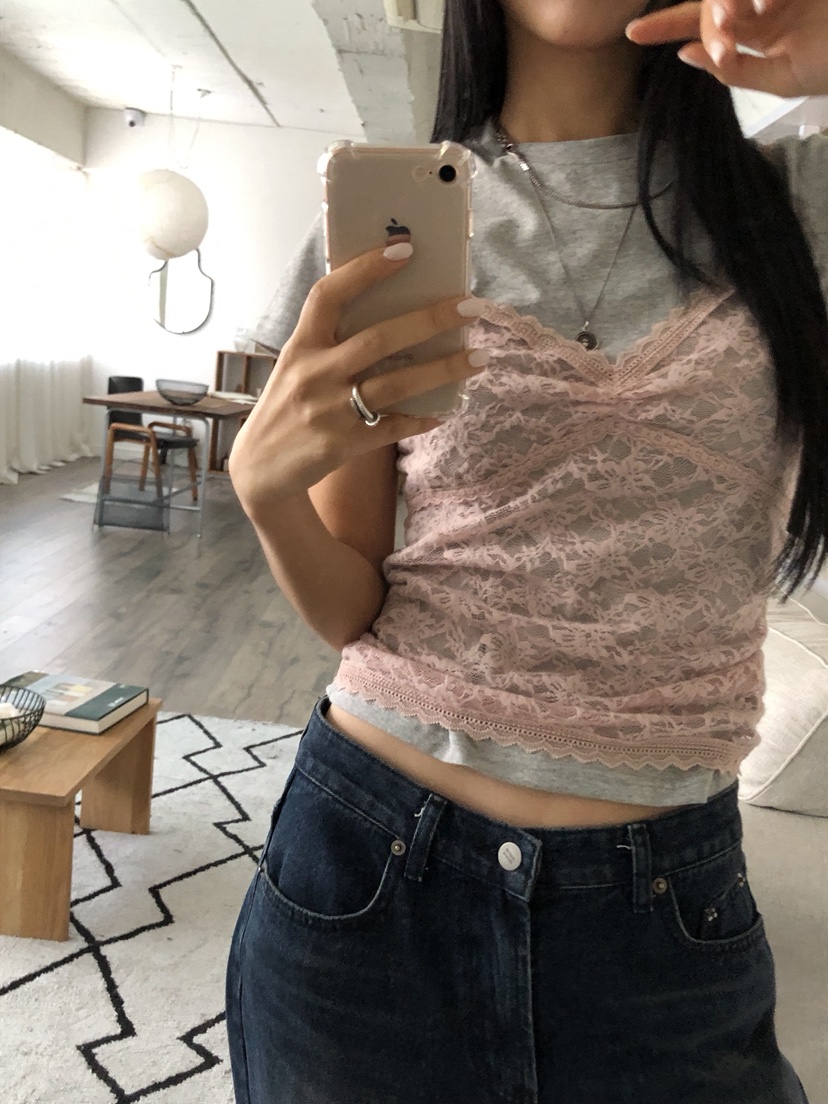 SUNDER MARKET東大門㊣實拍女裝新款25秋冬吊帶背心不含內搭SUNDER MARKET吊帶/背心