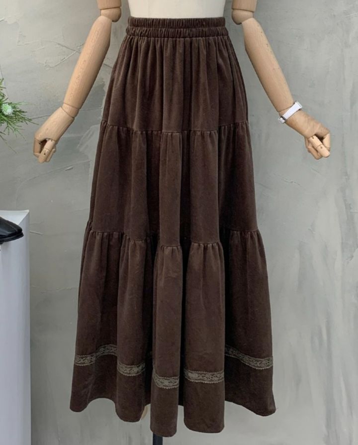 BLING BLING-S韓國直郵㊣女士新款推薦25秋冬時尚職業長裙BLING BLING-S長裙圖色2