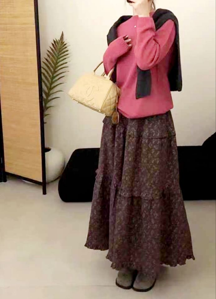 BLING BLING-S韓國直郵㊣女士新款推薦休閑熱賣25秋冬長裙BLING BLING-S長裙