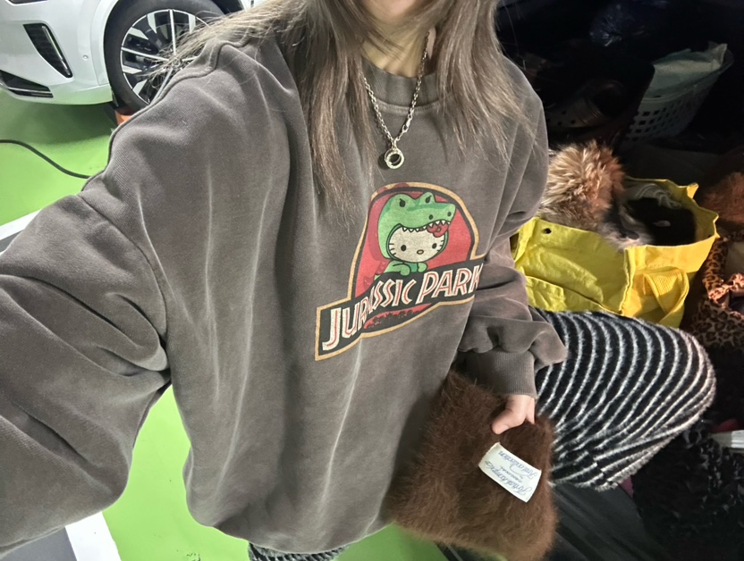 CRACKERS韓國直郵㊣女士新款人氣職業休閑熱賣25秋冬時尚衛衣CRACKERS衛衣