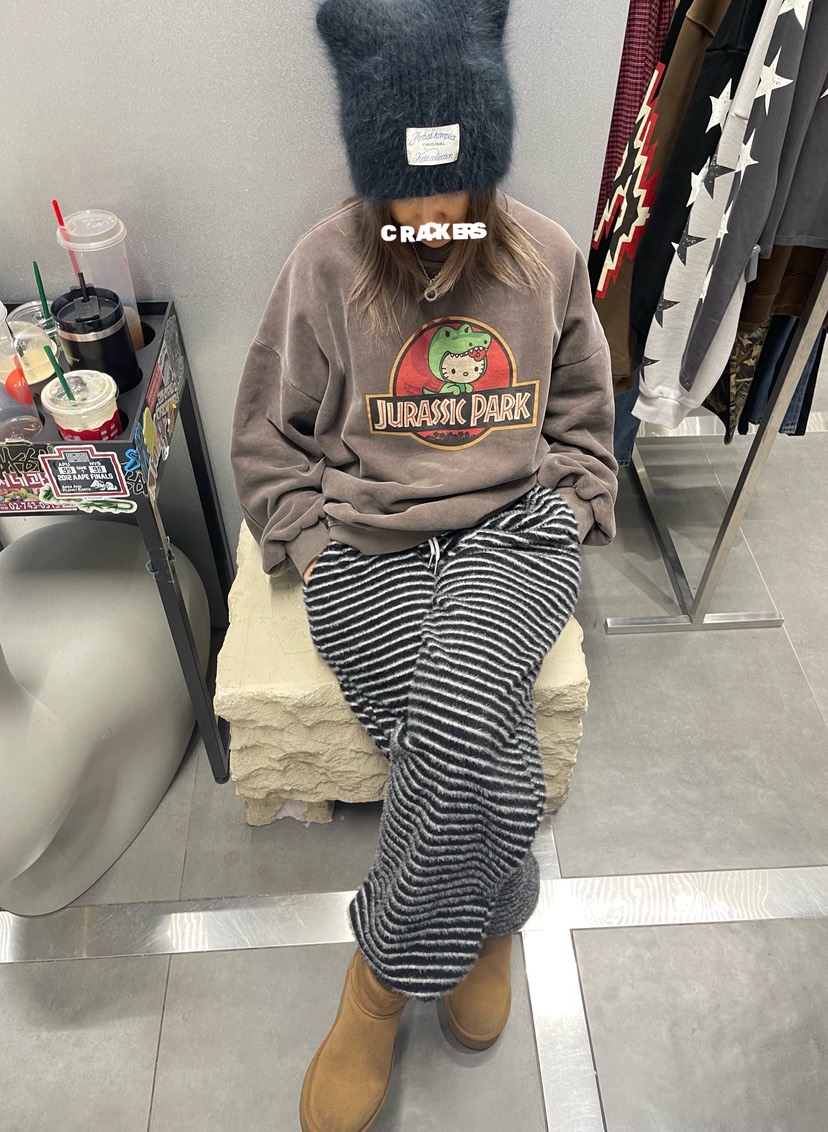 CRACKERS韓國直郵㊣女士新款人氣職業休閑熱賣25秋冬時尚衛衣CRACKERS衛衣