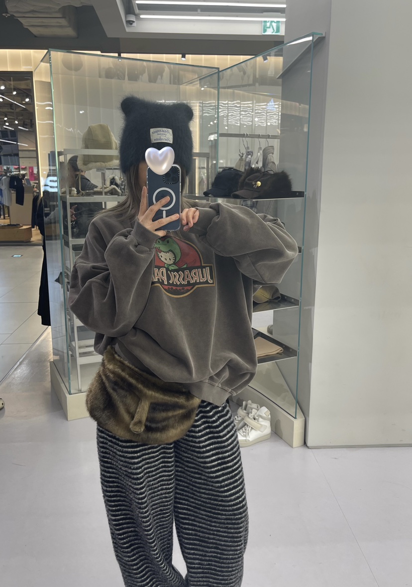 CRACKERS韓國直郵㊣女士新款人氣職業休閑熱賣25秋冬時尚衛衣CRACKERS衛衣