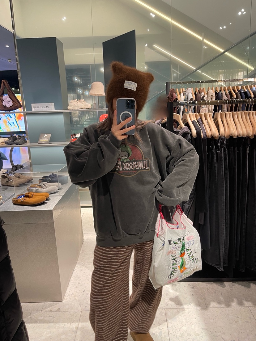 CRACKERS韓國直郵㊣女士新款人氣職業休閑熱賣25秋冬時尚衛衣CRACKERS衛衣