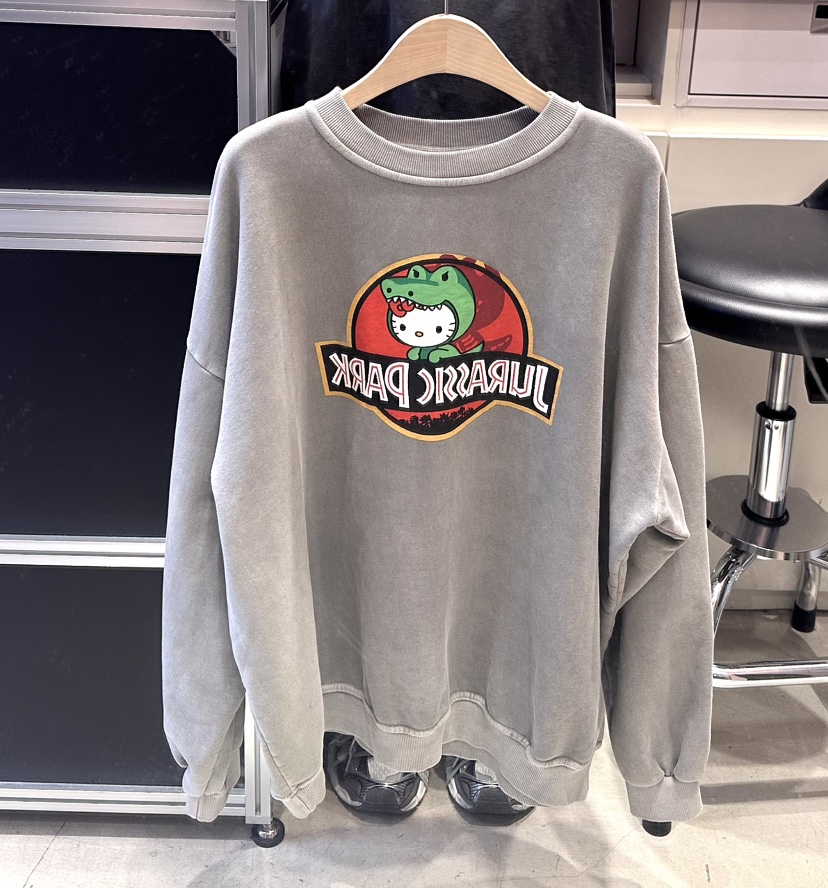 CRACKERS韓國直郵㊣女士新款人氣職業休閑熱賣25秋冬時尚衛衣CRACKERS衛衣圖色2