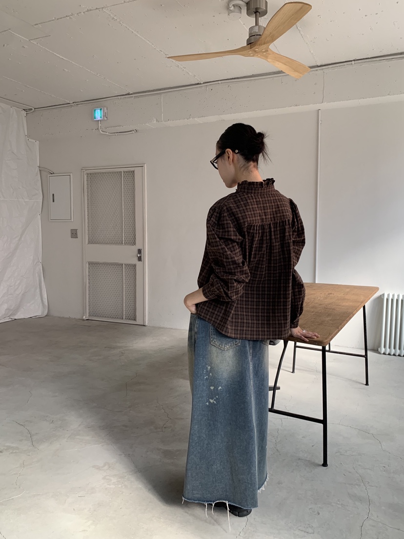 SUNDER MARKET韓國直郵㊣女士新款休閑人氣時尚襯衫蕾絲衫SUNDER MARKET襯衫/蕾絲衫