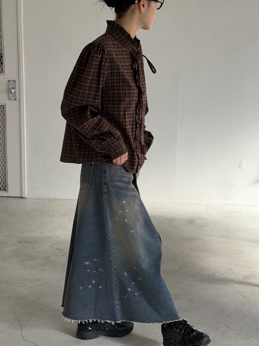 SUNDER MARKET韓國直郵㊣女士新款休閑人氣時尚襯衫蕾絲衫SUNDER MARKET襯衫/蕾絲衫