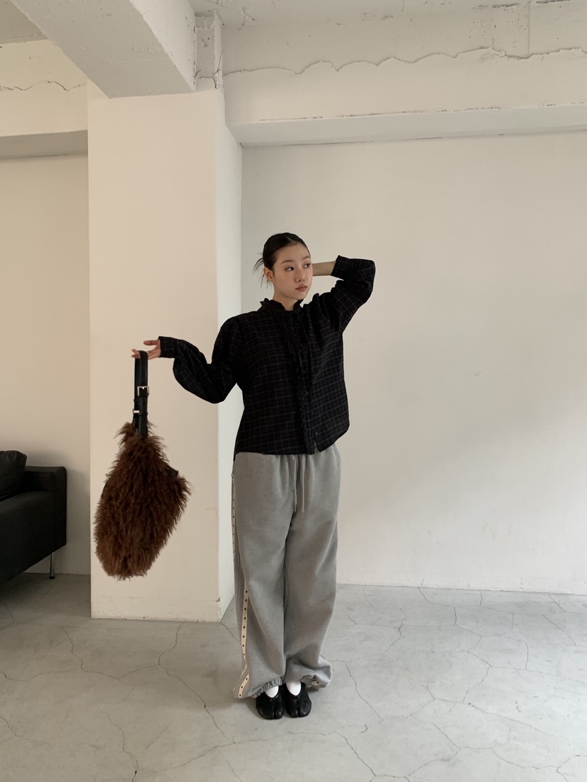 SUNDER MARKET韓國直郵㊣女士新款休閑人氣時尚襯衫蕾絲衫SUNDER MARKET襯衫/蕾絲衫