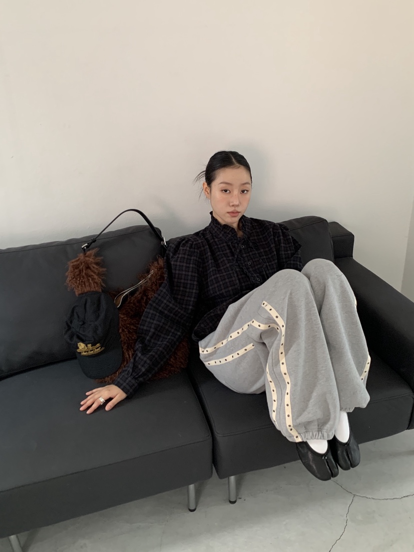 SUNDER MARKET韓國直郵㊣女士新款休閑人氣時尚襯衫蕾絲衫SUNDER MARKET襯衫/蕾絲衫