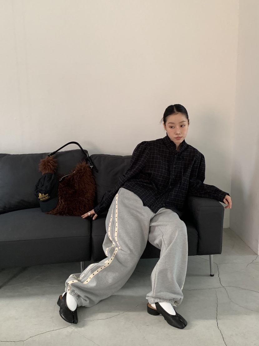 SUNDER MARKET韓國直郵㊣女士新款休閑人氣時尚襯衫蕾絲衫SUNDER MARKET襯衫/蕾絲衫