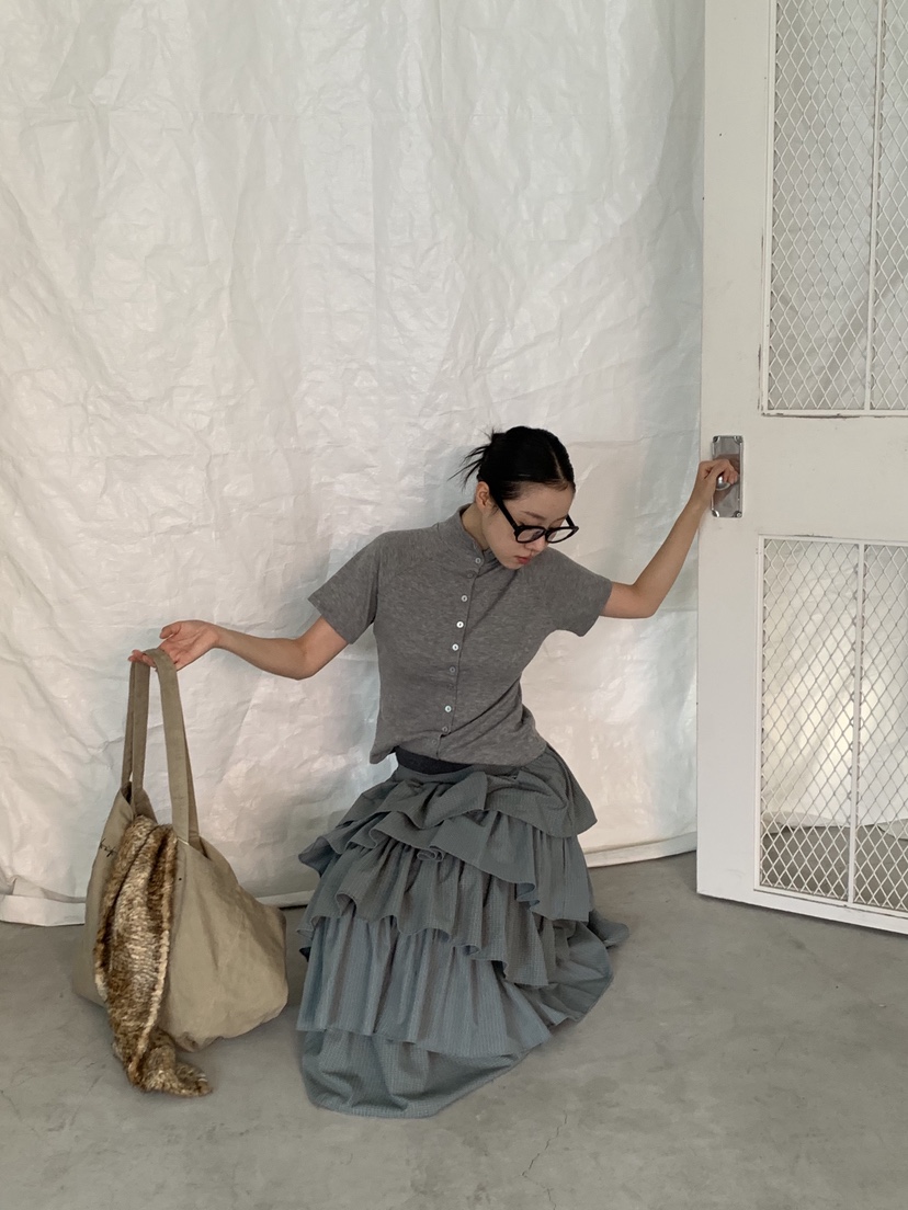 SUNDER MARKET韓國代購㊣女士新款時尚人氣熱賣推薦25秋冬長裙SUNDER MARKET長裙