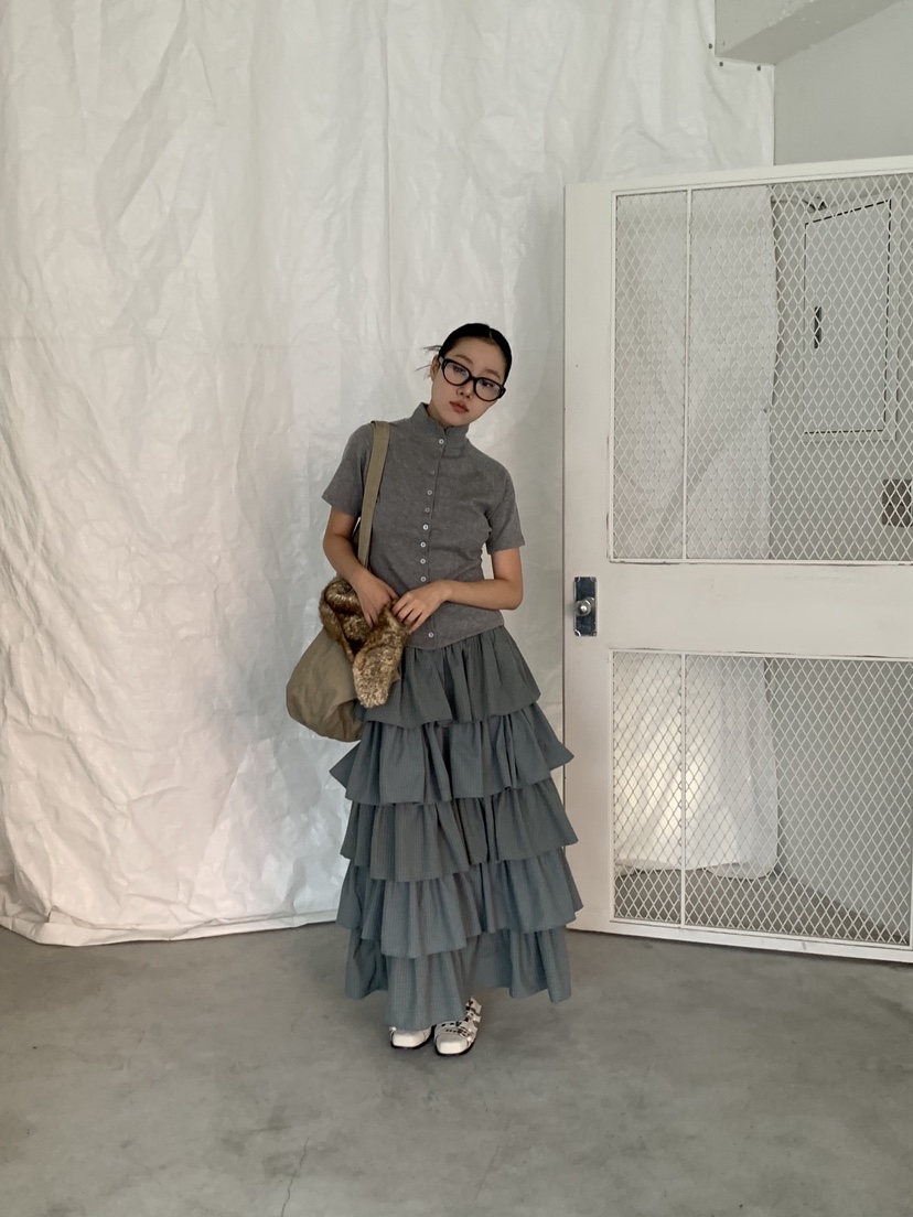 SUNDER MARKET韓國代購㊣女士新款時尚人氣熱賣推薦25秋冬長裙SUNDER MARKET長裙