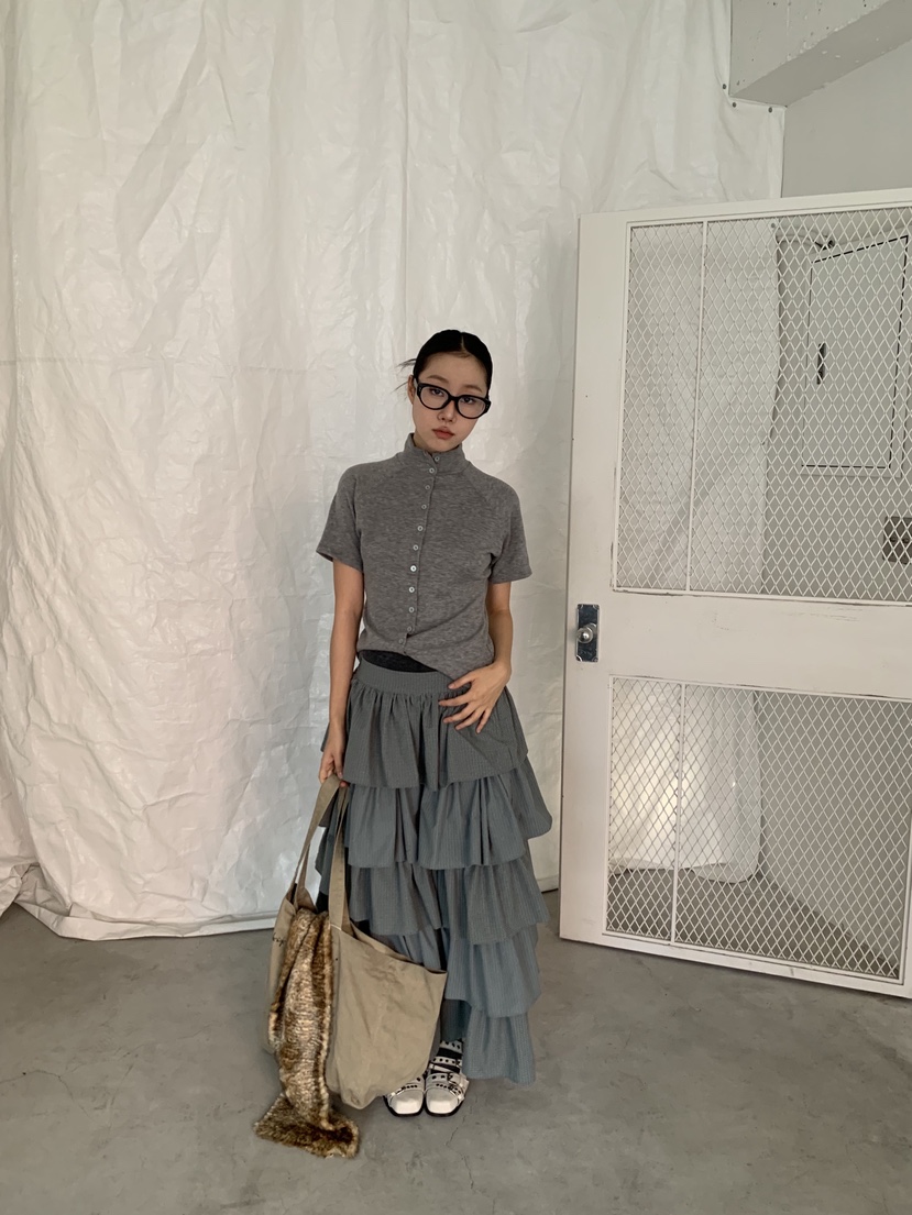 SUNDER MARKET韓國代購㊣女士新款時尚人氣熱賣推薦25秋冬長裙SUNDER MARKET長裙