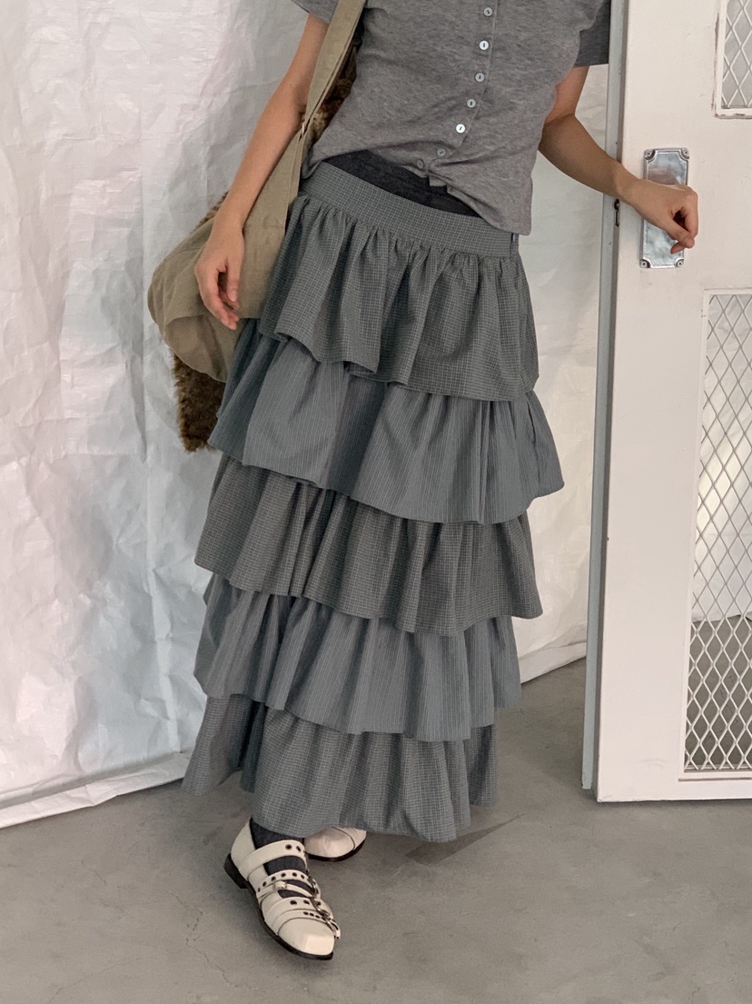 SUNDER MARKET韓國代購㊣女士新款時尚人氣熱賣推薦25秋冬長裙SUNDER MARKET長裙