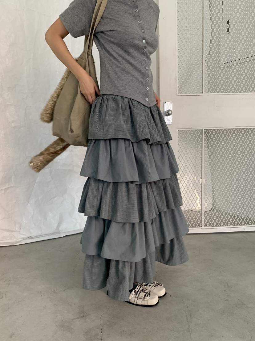 SUNDER MARKET韓國代購㊣女士新款時尚人氣熱賣推薦25秋冬長裙SUNDER MARKET長裙