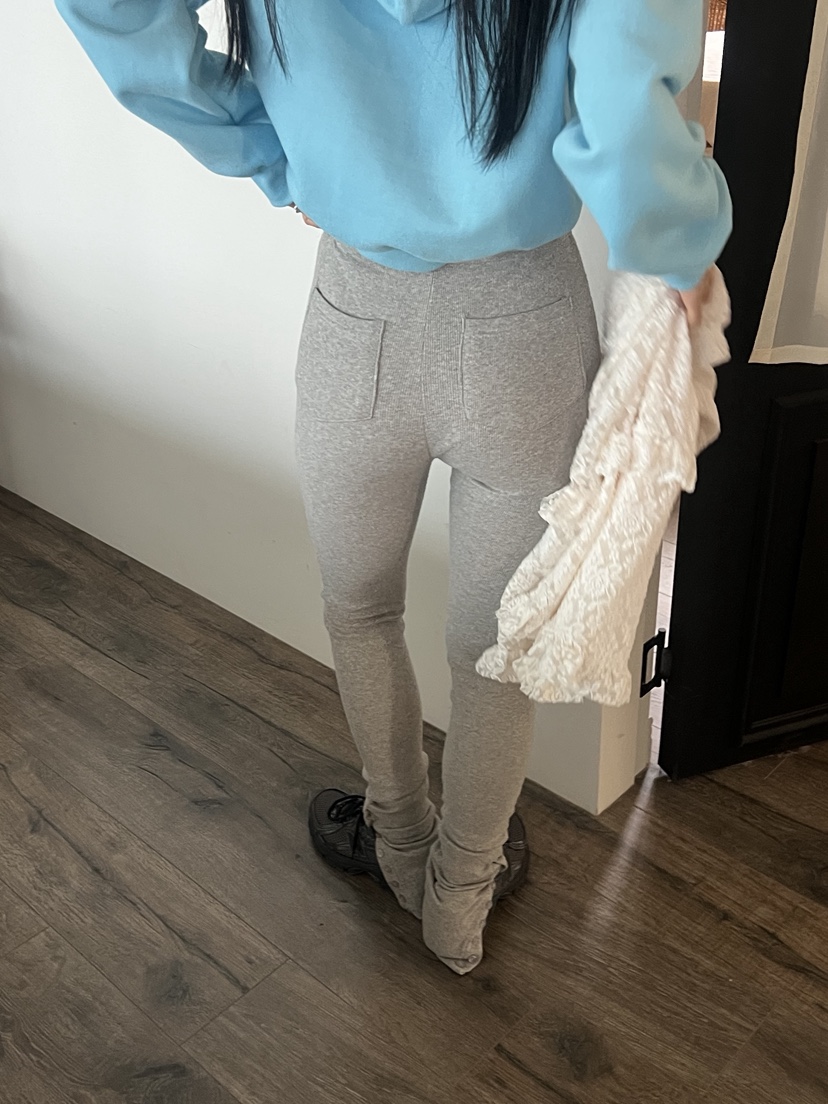 SUNDER MARKET東大門㊣代購女裝新款熱賣25秋冬休閑褲紐扣SUNDER MARKET休閑褲