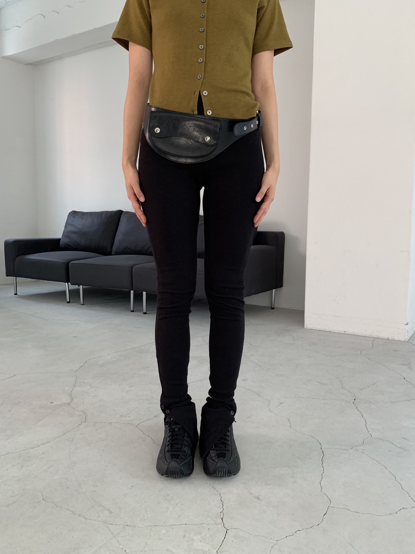 SUNDER MARKET東大門㊣代購女裝新款熱賣25秋冬休閑褲紐扣SUNDER MARKET休閑褲