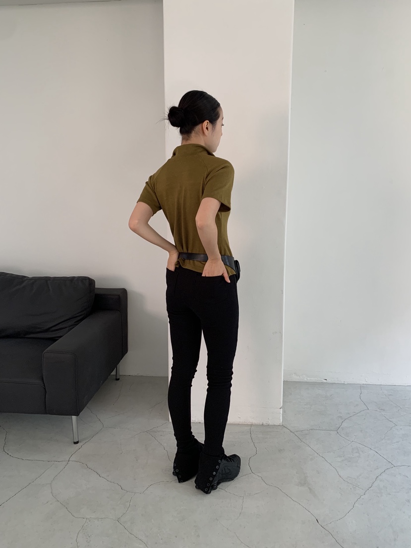 SUNDER MARKET東大門㊣代購女裝新款熱賣25秋冬休閑褲紐扣SUNDER MARKET休閑褲