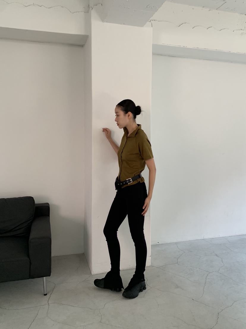 SUNDER MARKET東大門㊣代購女裝新款熱賣25秋冬休閑褲紐扣SUNDER MARKET休閑褲