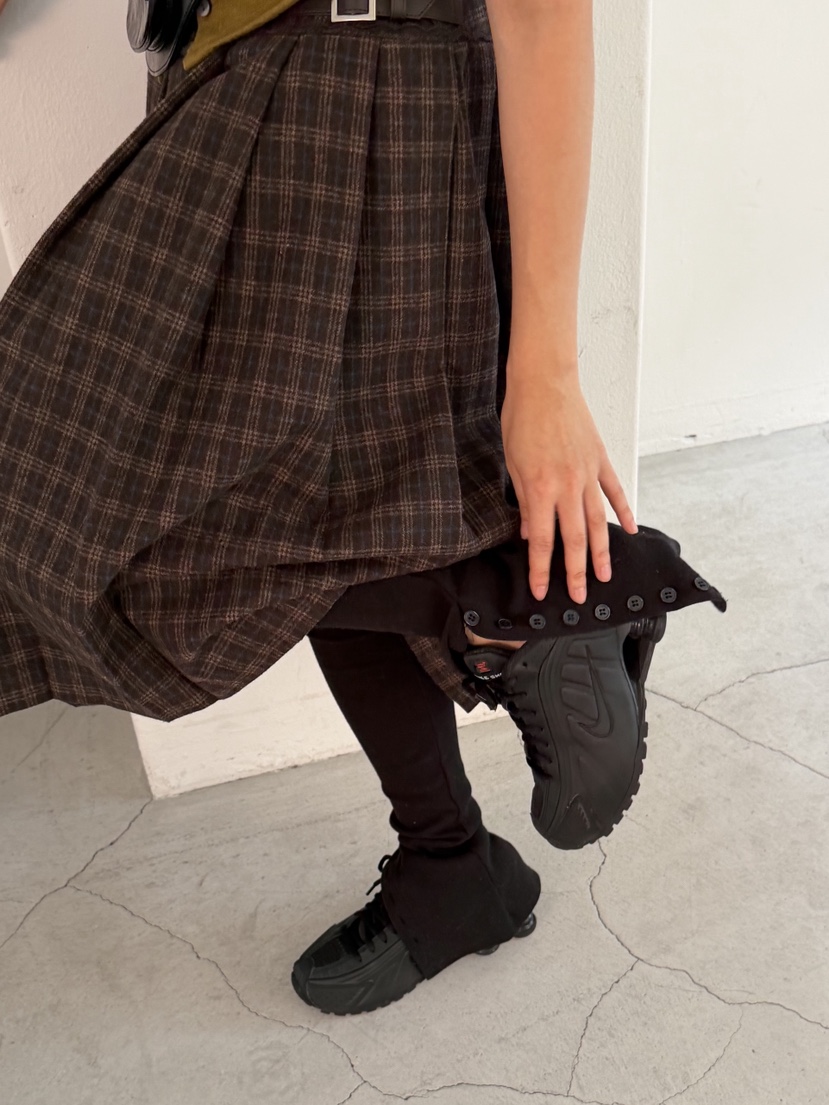 SUNDER MARKET東大門㊣代購女裝新款熱賣25秋冬休閑褲紐扣SUNDER MARKET休閑褲