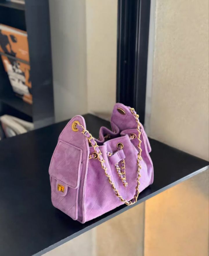 TROUVAILLE東大門㊣代購女士新品職業25秋冬單肩斜跨包牛皮絨TROUVAILLE單肩/斜跨包圖色3