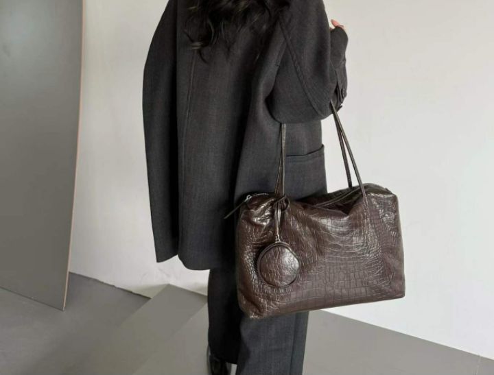 TROUVAILLE東大門㊣直郵女裝新品25秋冬人氣單肩斜跨包牛皮TROUVAILLE單肩/斜跨包