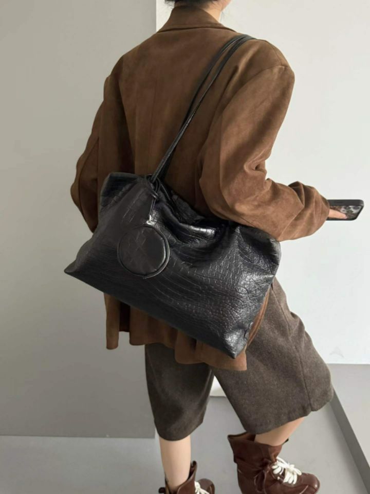 TROUVAILLE東大門㊣直郵女裝新品25秋冬人氣單肩斜跨包牛皮TROUVAILLE單肩/斜跨包