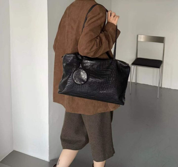 TROUVAILLE東大門㊣直郵女裝新品25秋冬人氣單肩斜跨包牛皮TROUVAILLE單肩/斜跨包