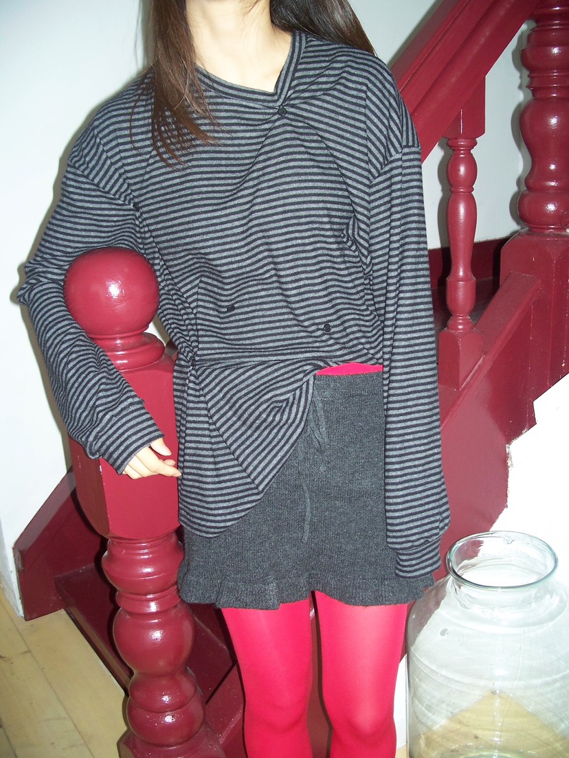 FLASH東大門㊣代購女裝新品熱賣25秋冬人氣職業長袖T恤紐扣FLASH長袖T恤