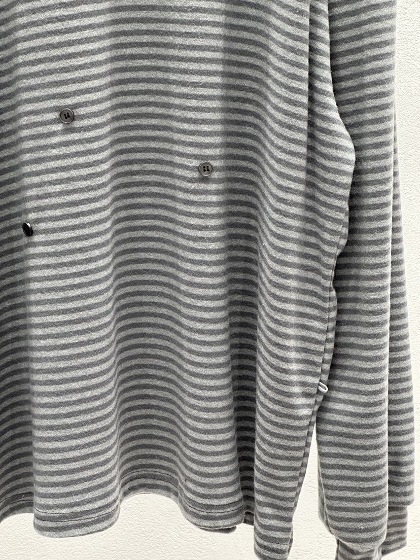 FLASH東大門㊣代購女裝新品熱賣25秋冬人氣職業長袖T恤紐扣FLASH長袖T恤