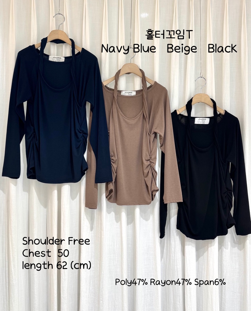 COKKIRI東大門㊣實拍女士新品時尚推薦熱賣人氣休閑長袖T恤COKKIRI長袖T恤