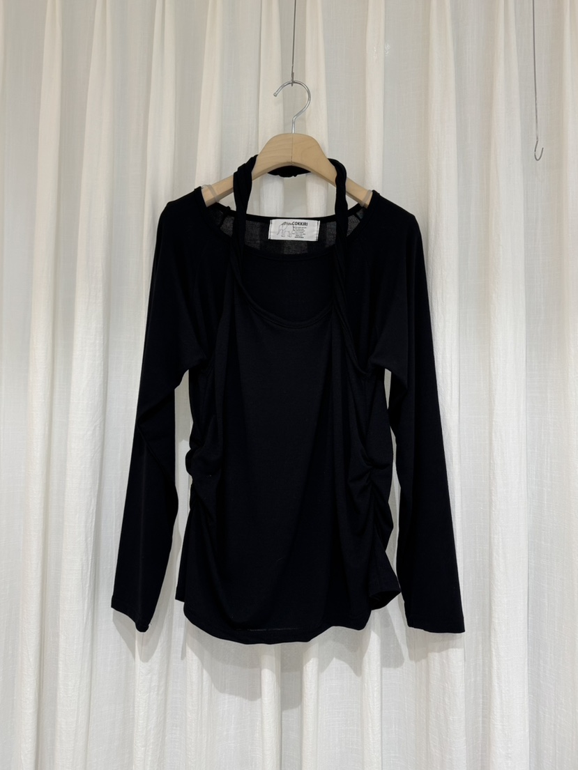 COKKIRI東大門㊣實拍女士新品時尚推薦熱賣人氣休閑長袖T恤COKKIRI長袖T恤圖色3