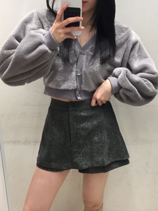 mars東大門㊣實拍女士新款人氣25秋冬針織衫安哥拉羊毛開衫mars針織衫