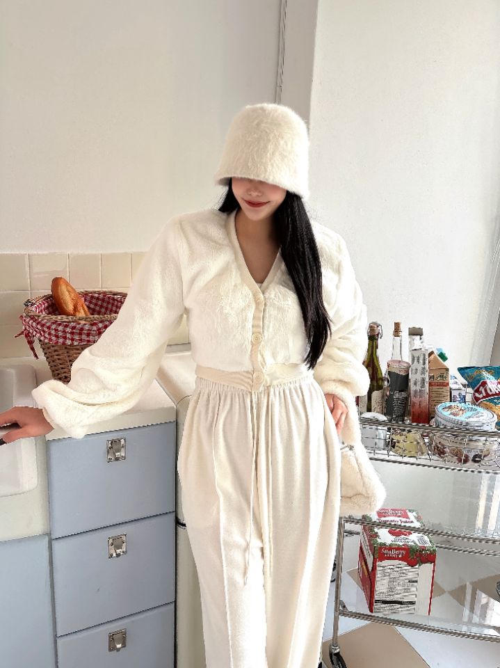 mars東大門㊣實拍女士新款人氣25秋冬針織衫安哥拉羊毛開衫mars針織衫