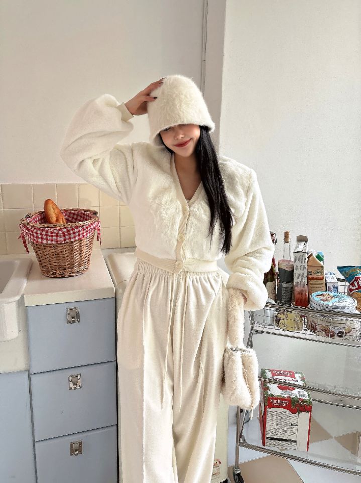 mars東大門㊣實拍女士新款人氣25秋冬針織衫安哥拉羊毛開衫mars針織衫