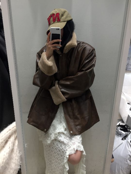 mars東大門㊣代購女士新款休閑人氣時尚職業推薦熱賣25秋冬皮衣mars皮衣