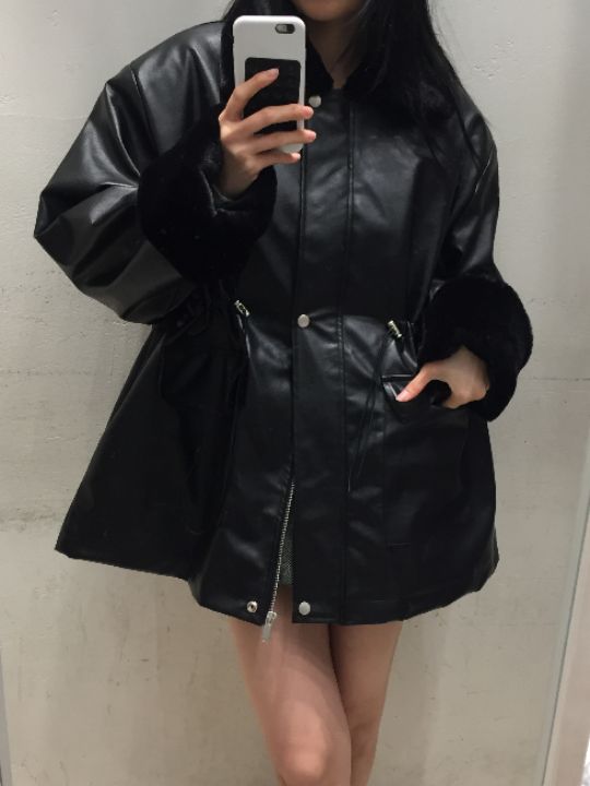 mars東大門㊣代購女士新款休閑人氣時尚職業推薦熱賣25秋冬皮衣mars皮衣