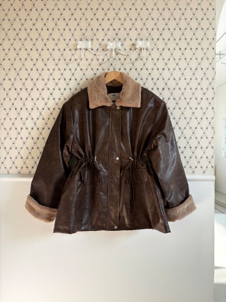 mars東大門㊣代購女士新款休閑人氣時尚職業推薦熱賣25秋冬皮衣mars皮衣圖色2