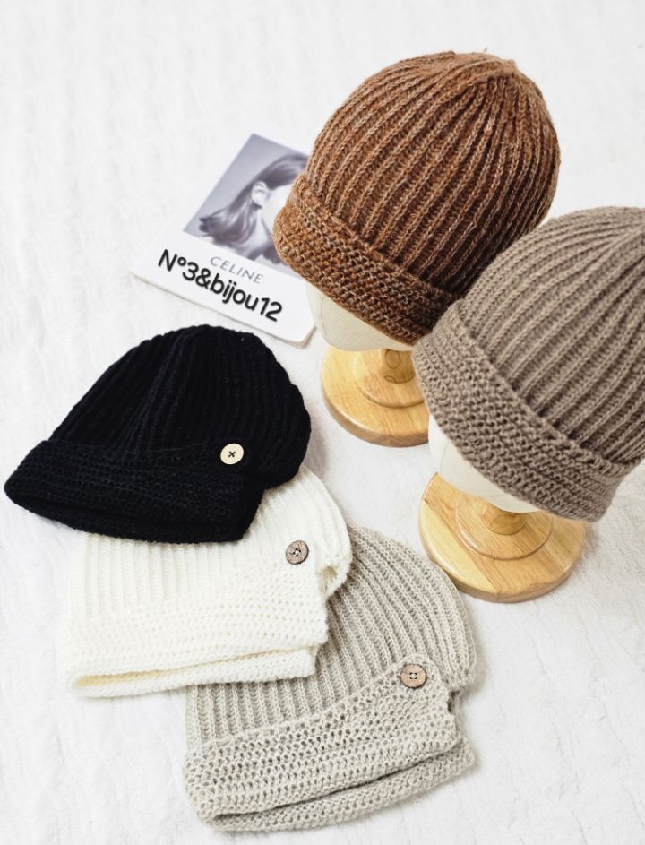 N3東大門㊣代購女士新款熱賣人氣休閑時尚職業25秋冬帽子紐扣N3帽子