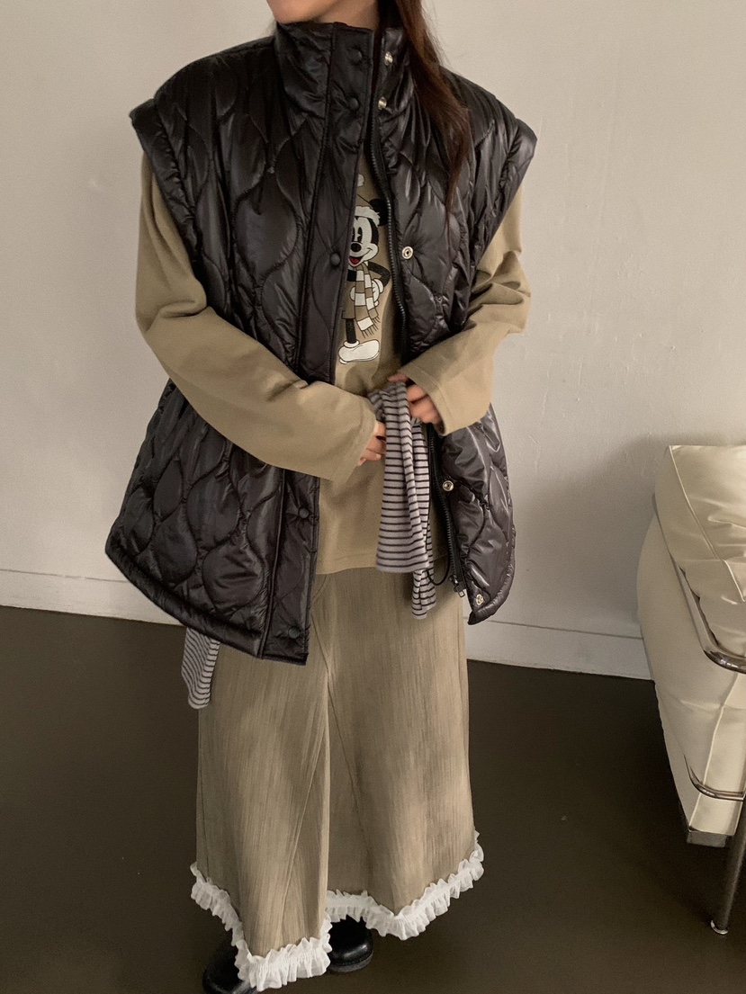 CAMEL-P韓國直郵㊣女士新款25秋冬短款棉服可拆卸填充Came_l 家短款棉服