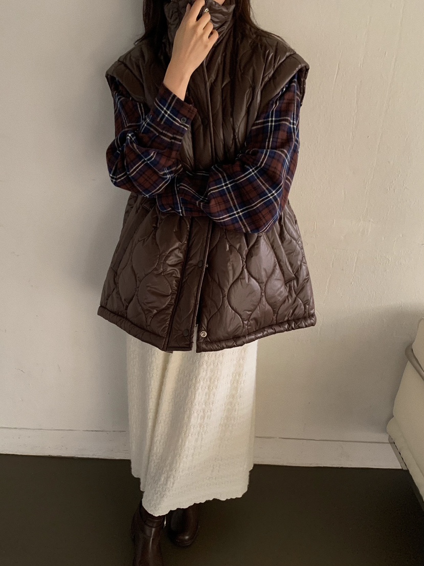 CAMEL-P韓國直郵㊣女士新款25秋冬短款棉服可拆卸填充Came_l 家短款棉服