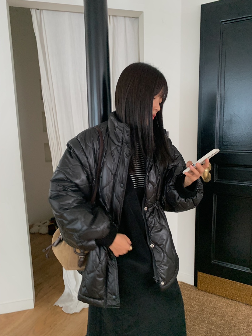 CAMEL-P韓國直郵㊣女士新款25秋冬短款棉服可拆卸填充Came_l 家短款棉服