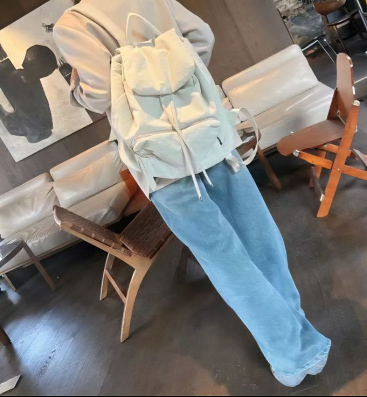 TROUVAILLE東大門㊣代購女士新品職業時尚25秋冬人氣雙肩背包TROUVAILLE雙肩背包