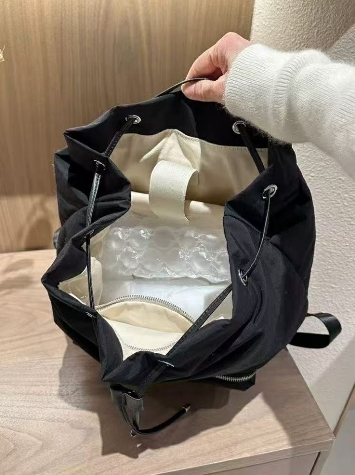 TROUVAILLE東大門㊣代購女士新品職業時尚25秋冬人氣雙肩背包TROUVAILLE雙肩背包