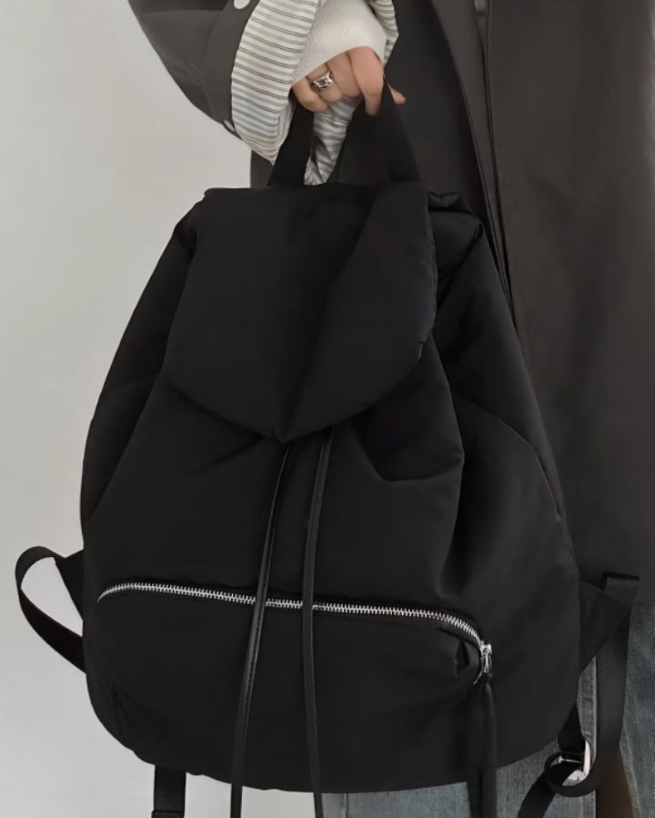 TROUVAILLE東大門㊣代購女士新品職業時尚25秋冬人氣雙肩背包TROUVAILLE雙肩背包