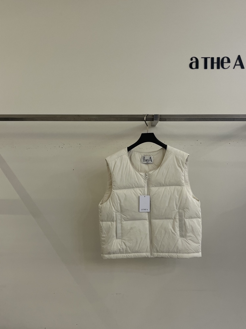 ATHEA韓國直郵㊣女士新品熱賣25秋冬推薦時尚人氣職業休閑馬甲ATHEA馬甲圖色1