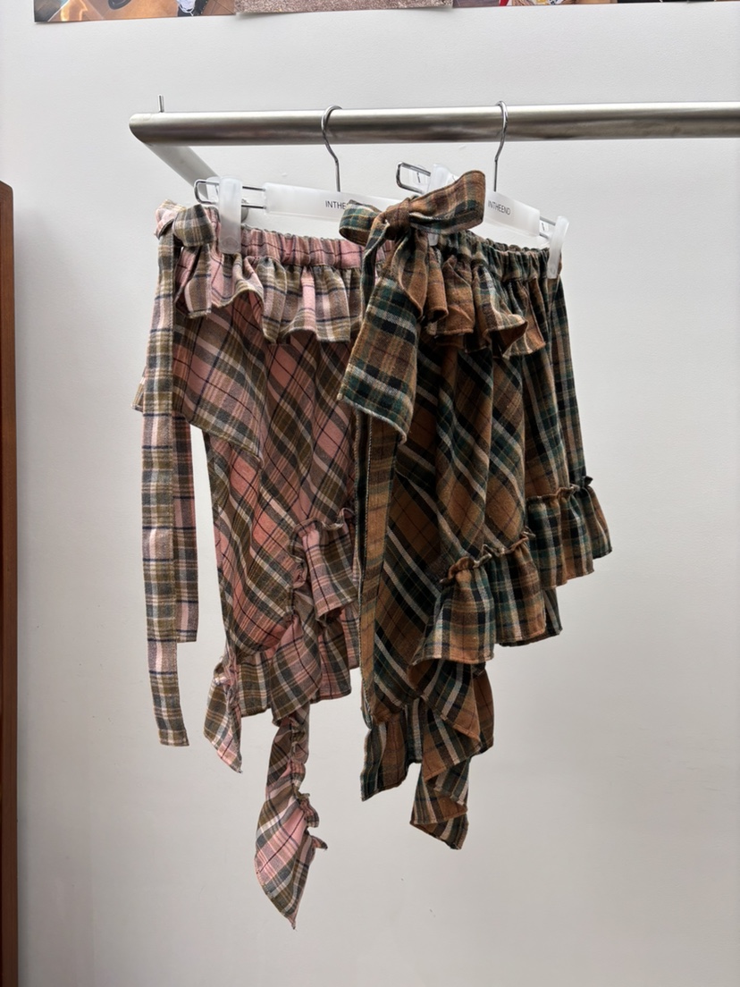 INTHEEND東大門㊣代購女士新品推薦熱賣職業休閑25秋冬短裙INTHEEND短裙