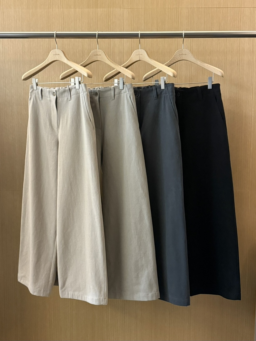 CULLUM韓國代購㊣女士新品休閑人氣時尚25秋冬推薦休閑褲加絨CULLUM休閑褲