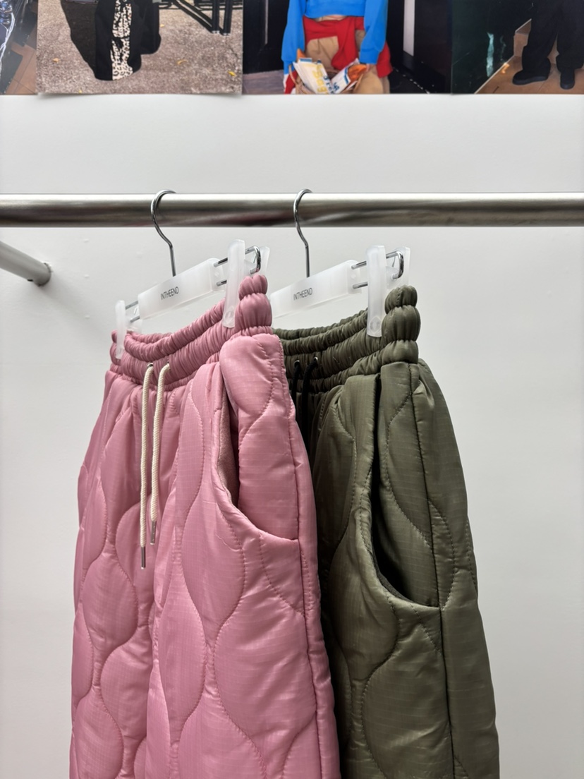 INTHEEND韓國代購㊣女裝新款職業時尚25秋冬熱賣休閑褲絎縫INTHEEND休閑褲